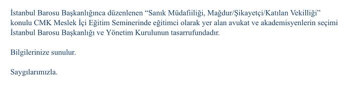 İSTANBUL BAROSU'NUN DEMOKRASİYLE SAVAŞIMI – görsel 1